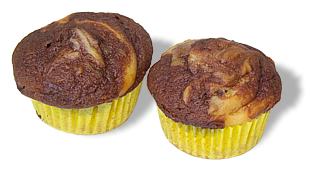 Marmor- Muffin mit Apfel