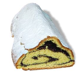 Quarkstollen mit Mohn